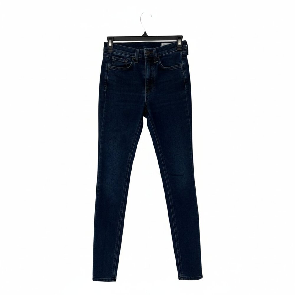 Rag & Bone High-Rise Skinny Jeans Womens Size 24 Blue